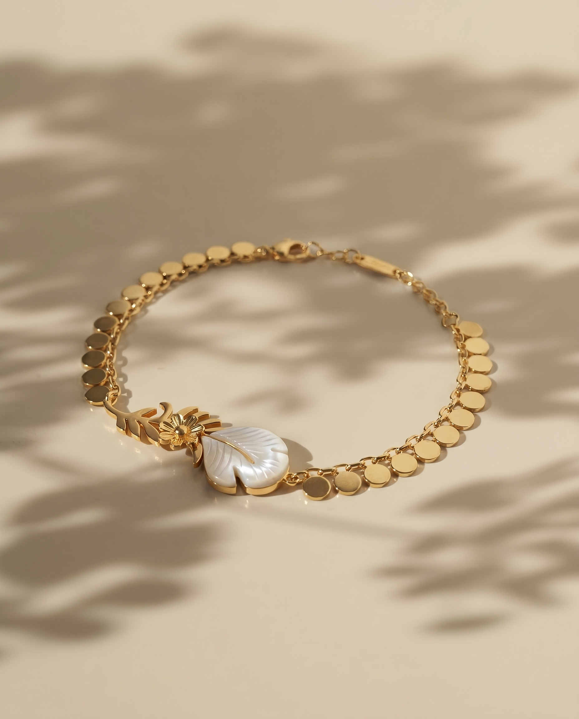 Mother of Pearl Charm Bracelet
