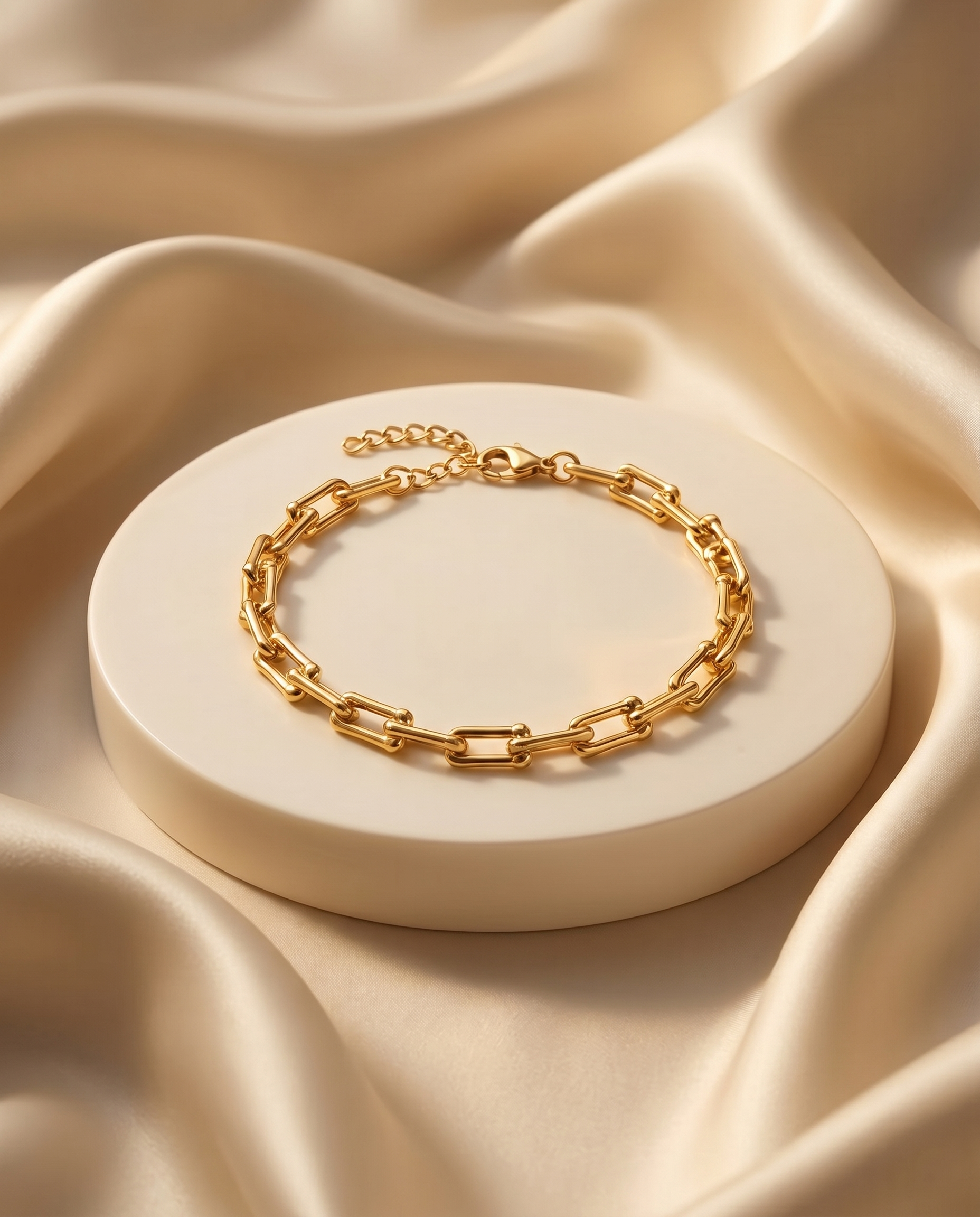 Aurielle Double Strand Gold Bracelet