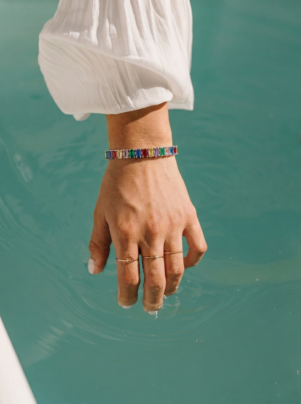 Prism Baguette Tennis Bracelet