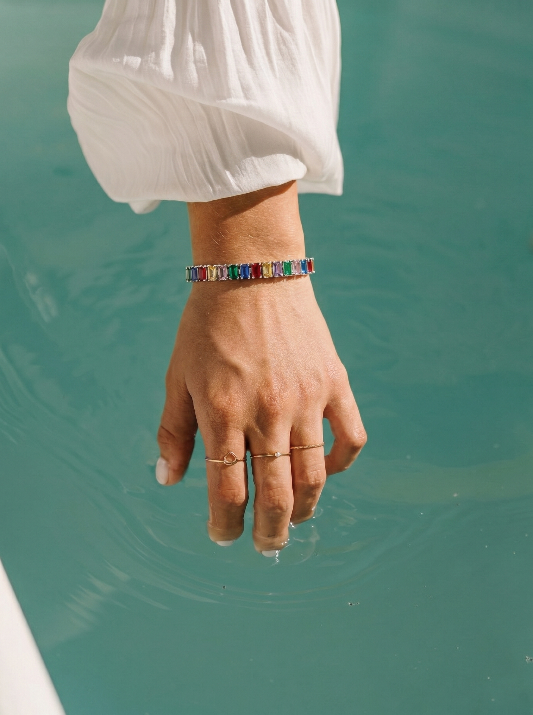Prism Baguette Tennis Bracelet