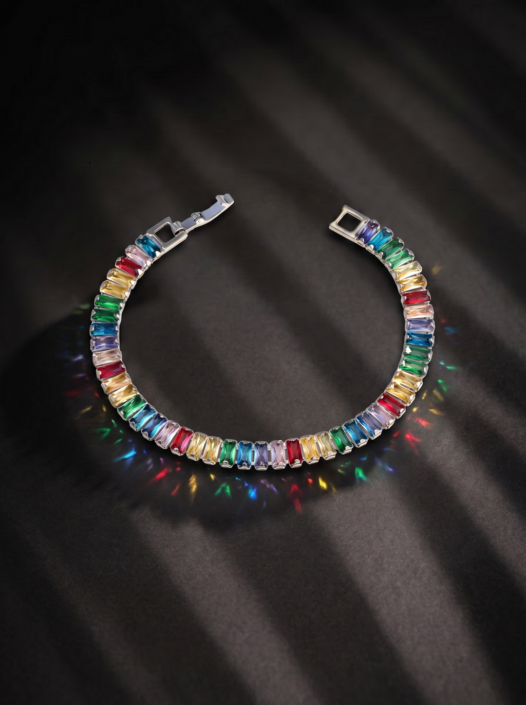 Prism Baguette Tennis Bracelet
