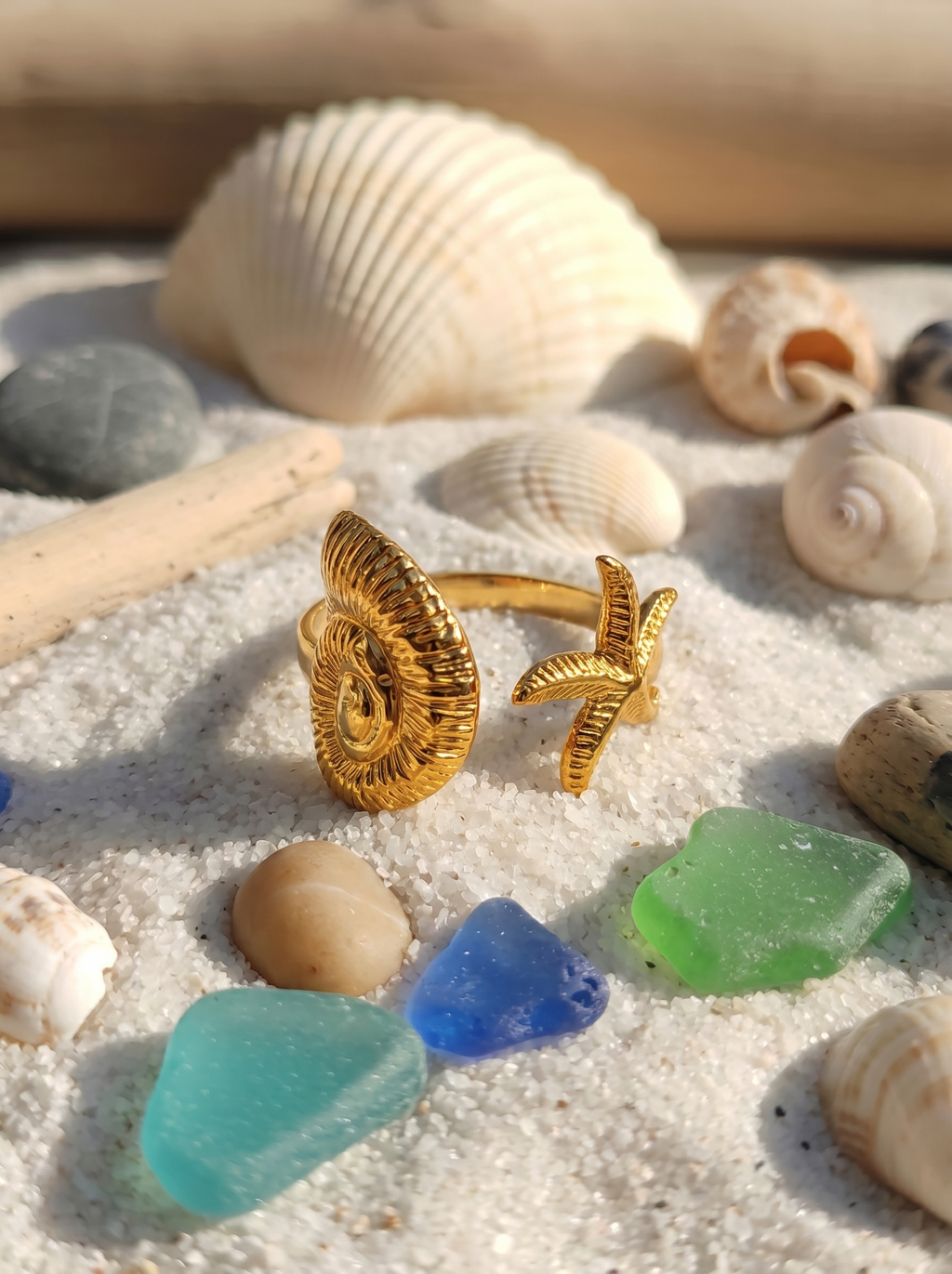 Solara Palm Statement Ring