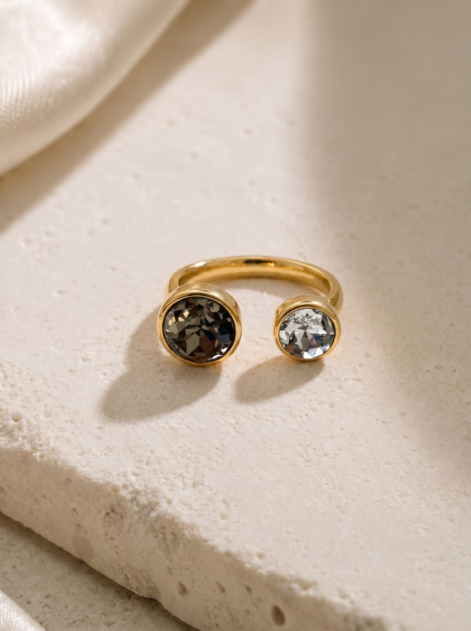 Noctelle Duo Crystal Ring