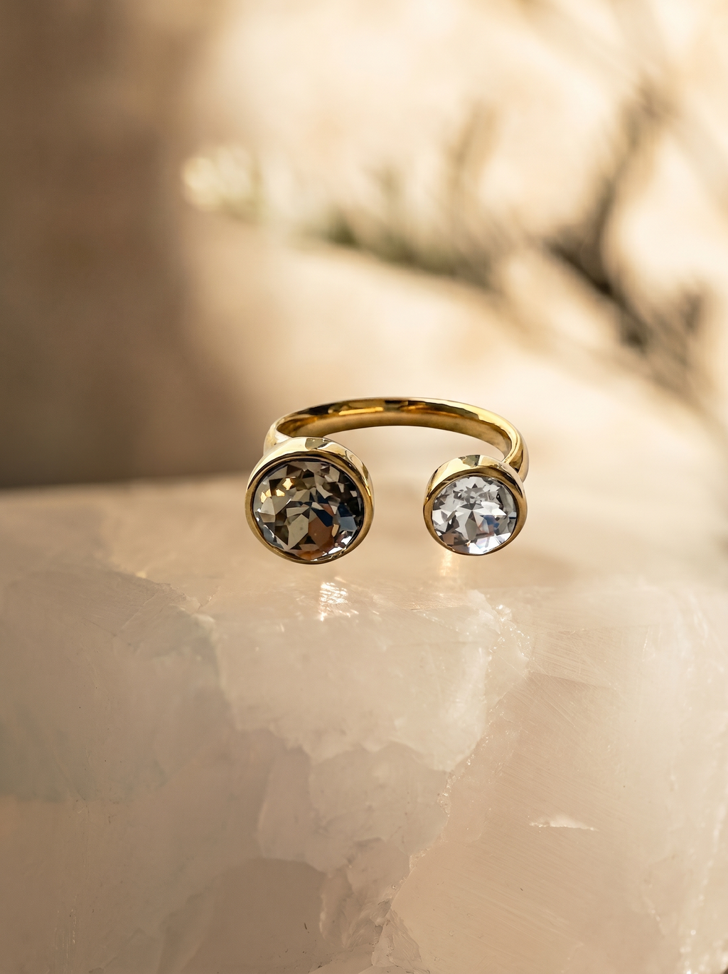 Noctelle Duo Crystal Ring