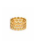 Textured Disc Band Ring