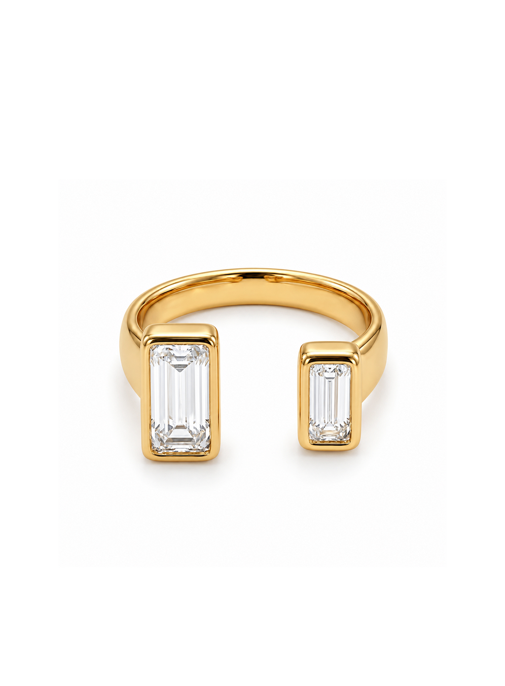 Elan Baguette Open Ring