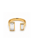 Elan Baguette Open Ring