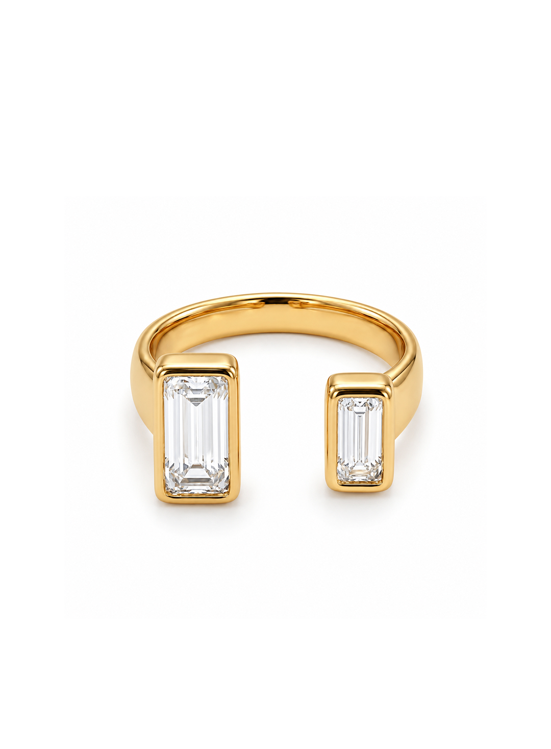 Elan Baguette Open Ring