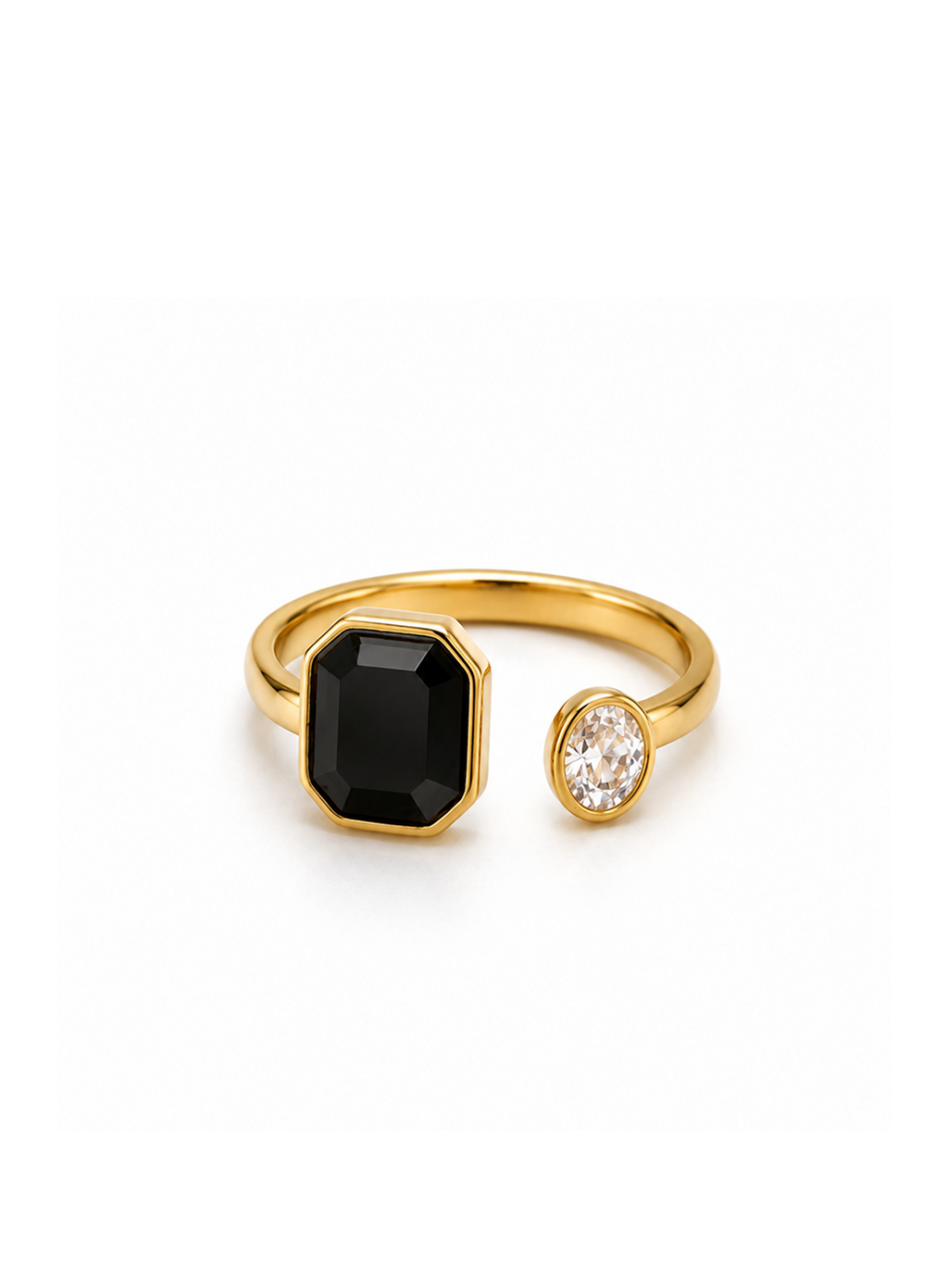 Noire Elise Open Ring