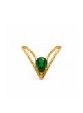 Verde V-Line Solitaire Ring