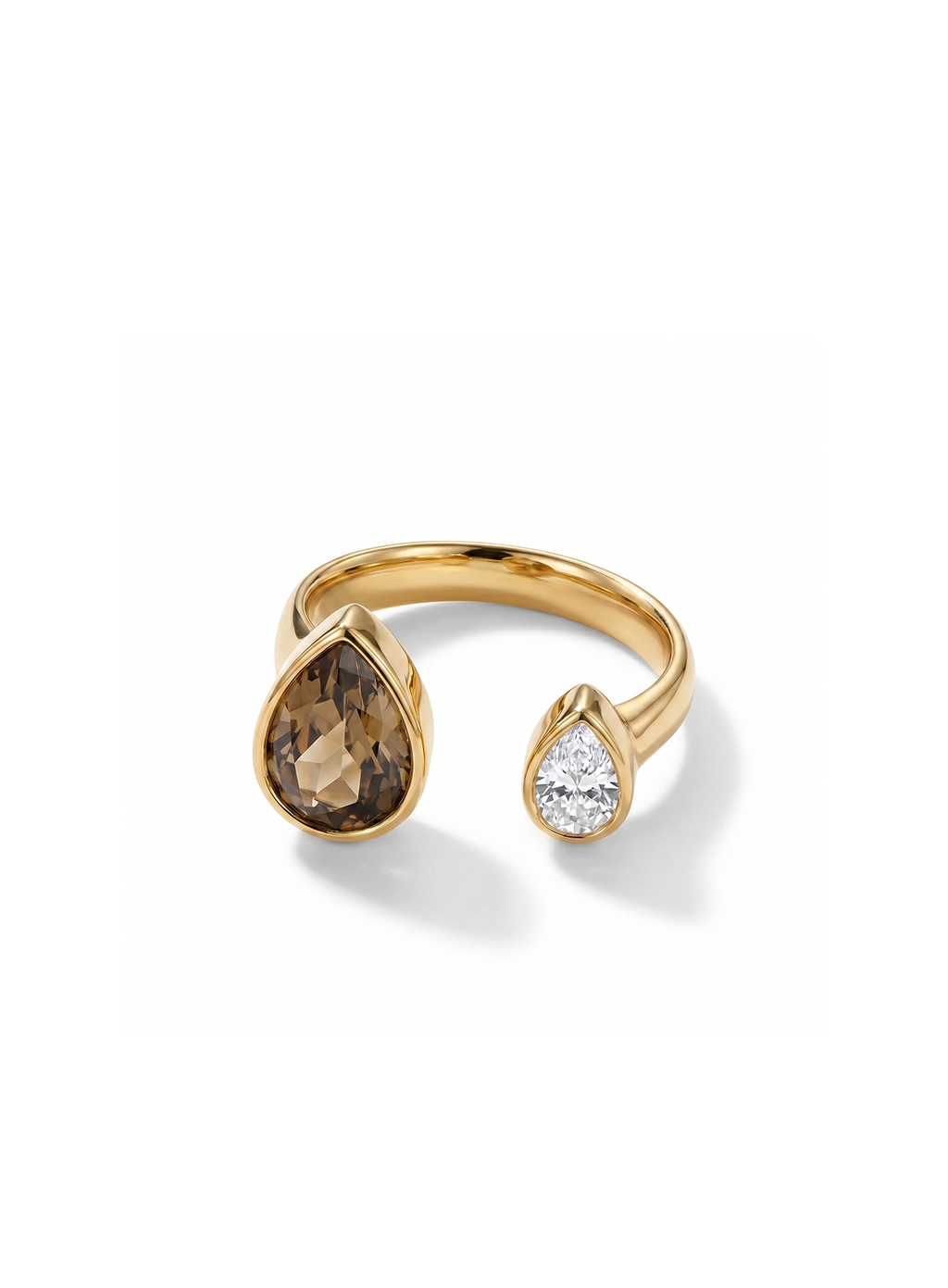 Solea Dual Stone Open Ring
