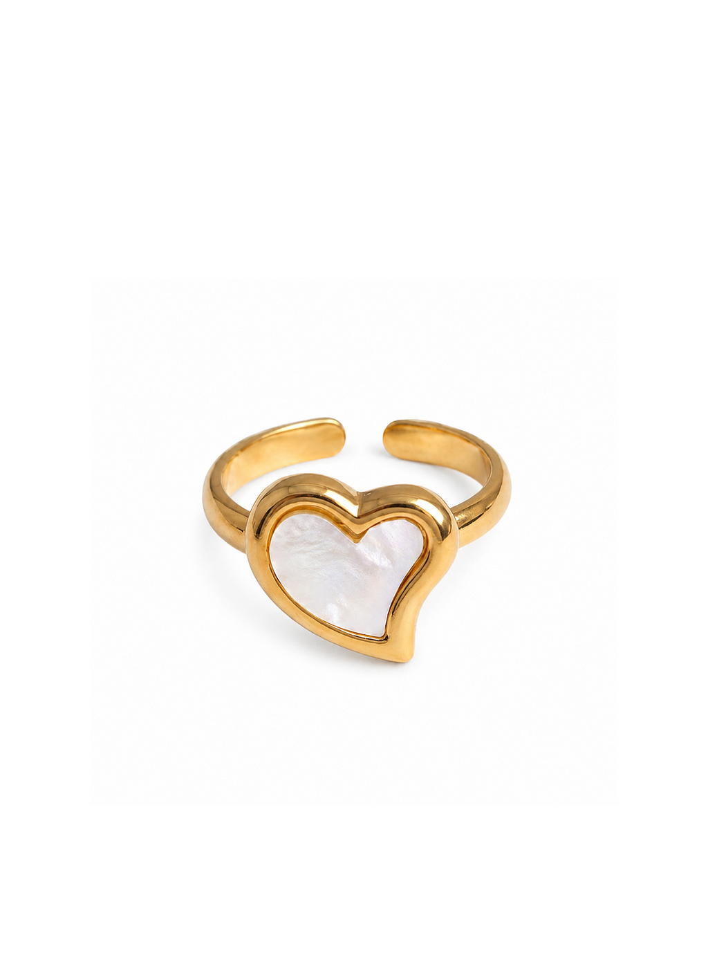 Iridescent Heart Ring