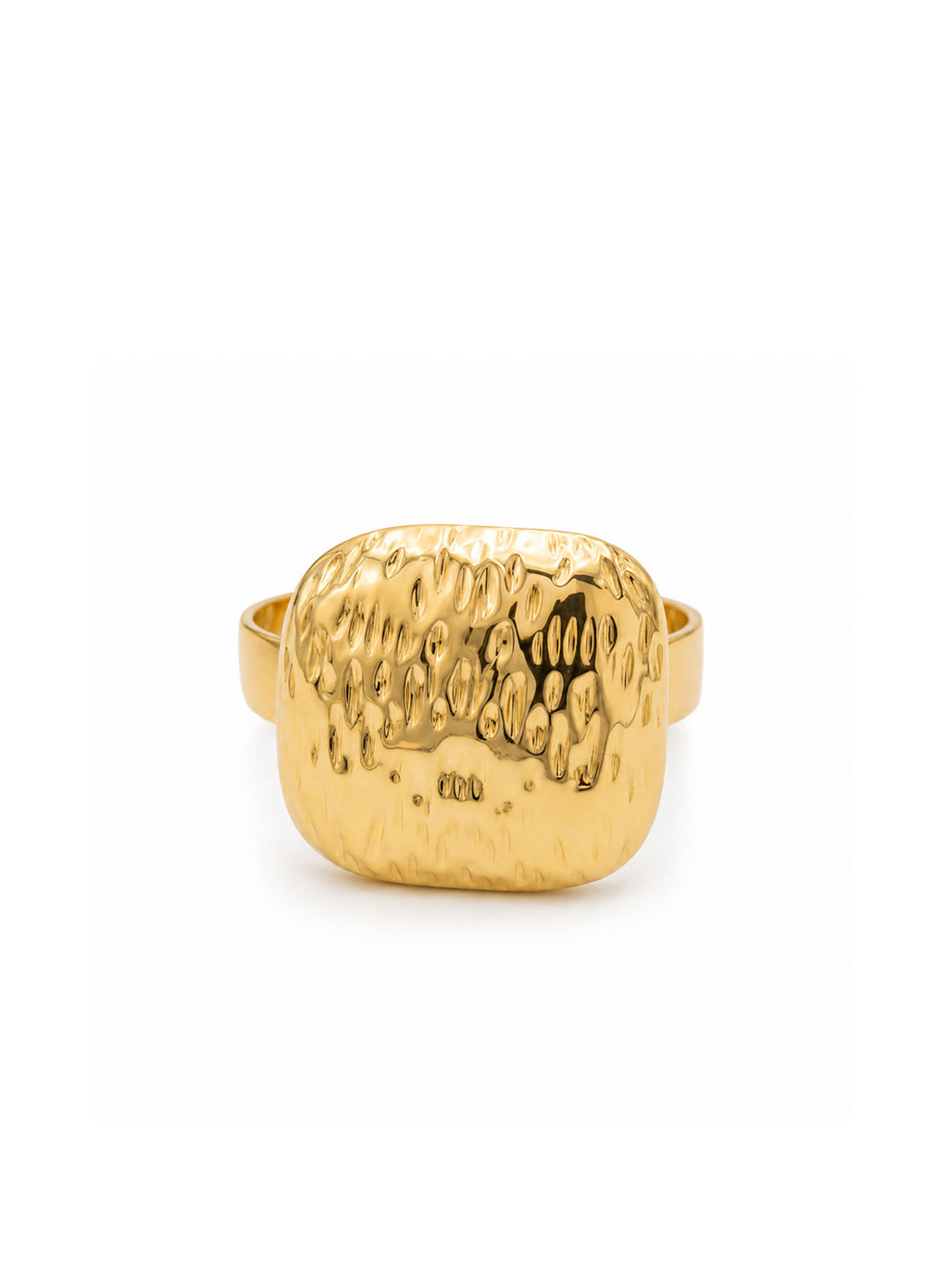 Aurum Ripple Signet Ring