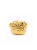 Aurum Ripple Signet Ring
