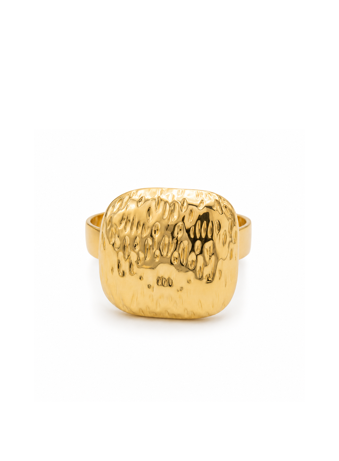 Aurum Ripple Signet Ring